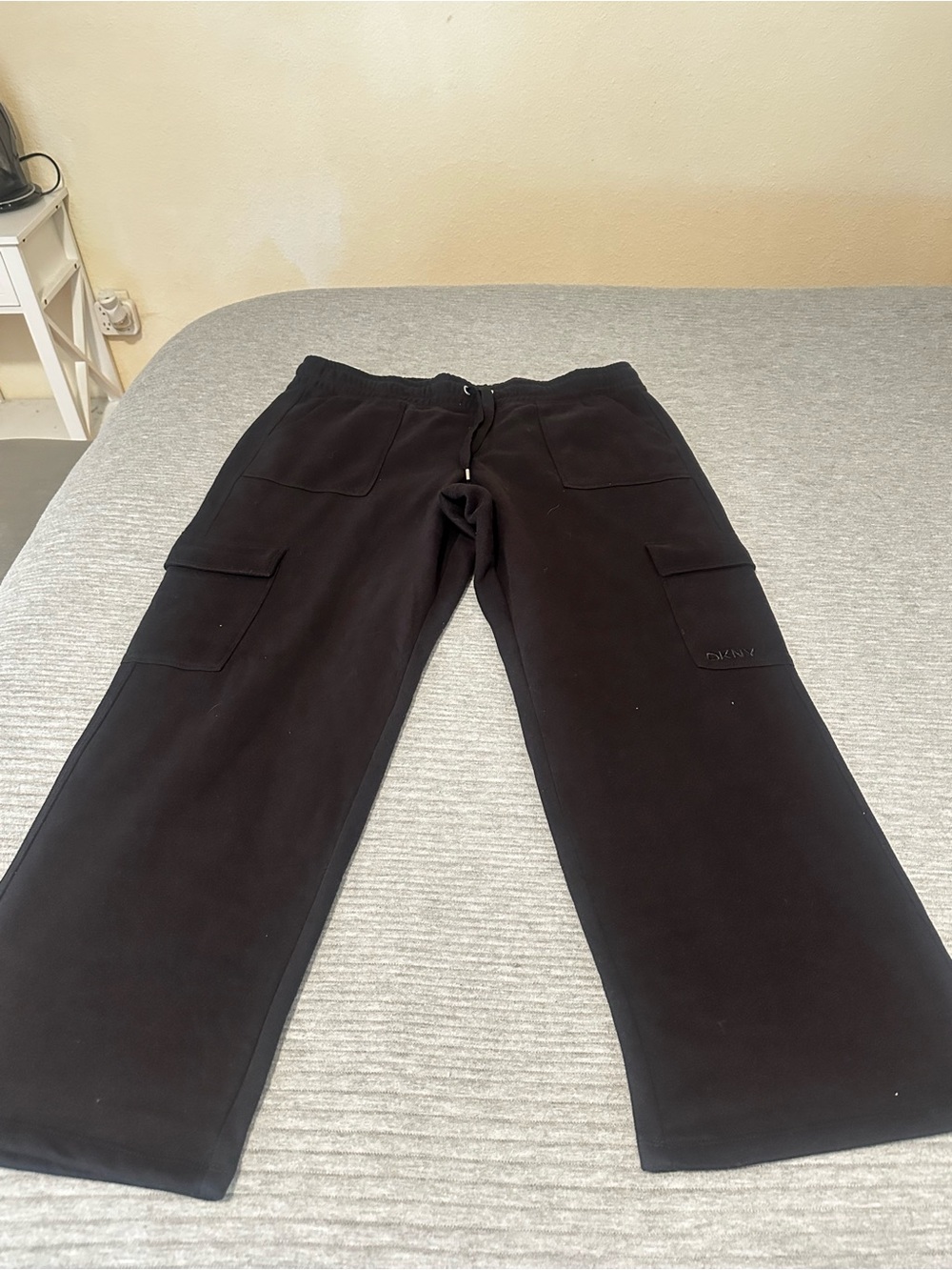 DKNY Black Men's Cargo Sweatpants